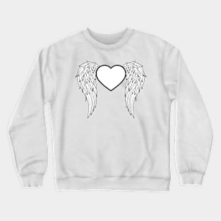 Heart with Wings Crewneck Sweatshirt